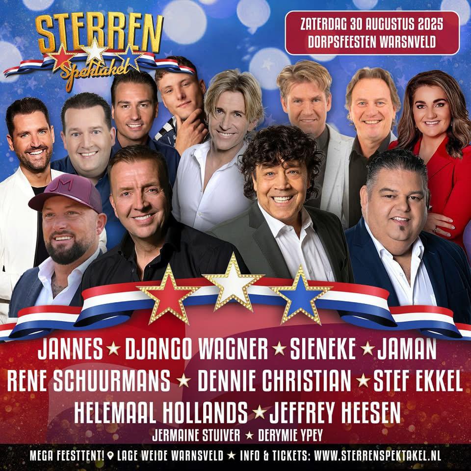 Poster van Sterren Spektakel met Jermaine Stuiver op de affiche